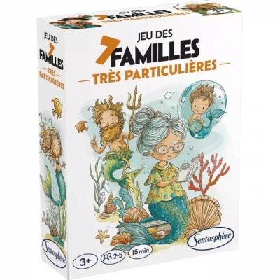 Jeu de Cartes en Famille Jeu de 7 Familles - Familles tr�s Particuli�res