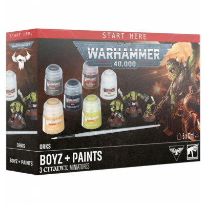 Figurine Warhammer 40.000 Warhammer 40.000 - Orks : Boyz - Paint Set