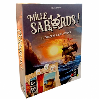 Jeu de Cartes Gigamic bo�te biseau Mille Sabord (nouvelle bo�te)