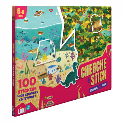 Jeu Enfant Enfant Cherche & Stick : Loch Ness et Jungle