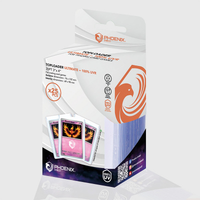 Prot�ges Cartes Standard  Toploader Ultimate 3x4" Transparent UV r�sistant par 25