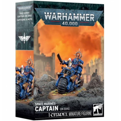 Figurine Warhammer 40.000 Warhammer 40.000 - Space Marines : Capitaine � Moto 