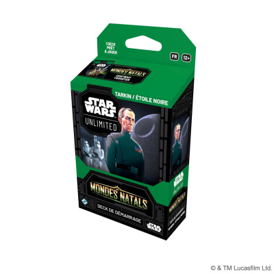 Deck de Demarrage Star Wars Unlimited Mondes Natals : Grand Moff Tarkin et �toile Noire 