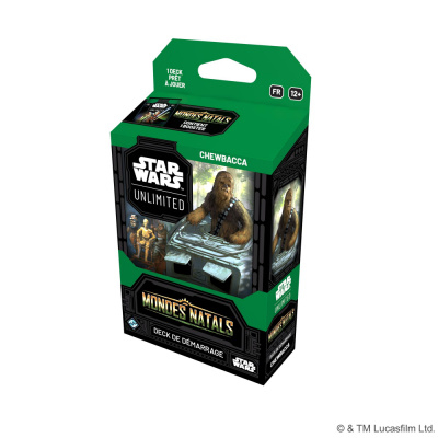 Deck de Demarrage Star Wars Unlimited Mondes Natals : Chewbacca