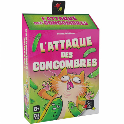 Jeu de Cartes Gigamic bo�te biseau L'attaque des concombres (bo�te biseau)