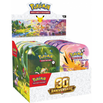 Mini-Tin Pok�mon Display de 10 Min-Tin 30e Anniversaire
