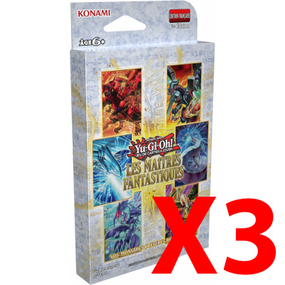 Coffret Yu-Gi-Oh! Les Maitres Fantastiques - Lot de 3
