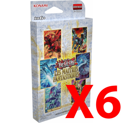 Coffret Yu-Gi-Oh! Les Maitres Fantastiques - Lot de 6
