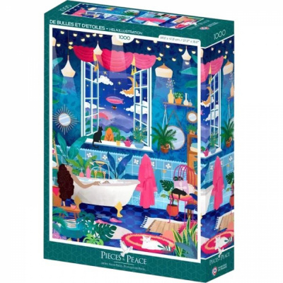  R�flexion Pieces & Peace - Puzzle De Bulles Et D'etoiles - 1000 Pi�ces