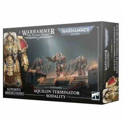 Figurine Warhammer 40.000 Warhammer 40.000 - Adeptus Custodes : Sodalit� de Terminators Aquilon (Aquilon Terminator Sodality)