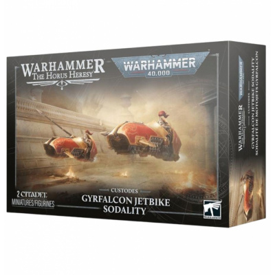 Figurine Warhammer 40.000 Warhammer 40.000 - Adeptus Custodes : Sodalit� de Motojets Gyrfalcon (Gyrfalcon Jetbike Sodality)