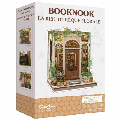 Puzzle R�flexion Booknook - Maquette - La Biblioth�que Florale