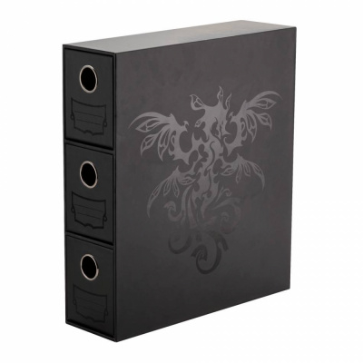 Boite de Rangement  Dragon Shield Storage - Card Drawers Fortress - Vertical - 3 - Black