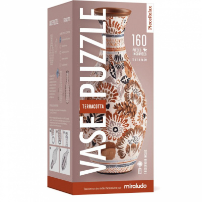 R�fl�xion  Vase puzzle - Terracota