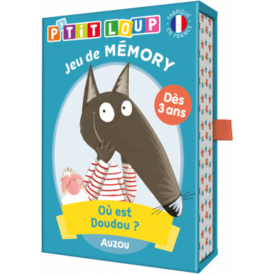 Jeu de Cartes Enfant P'Tit Loup - Jeu de M�mory : O� est Doudou ?