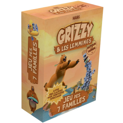 Jeu de Cartes Enfant Jeu de 7 familles - Grizzly & les Lemmings
