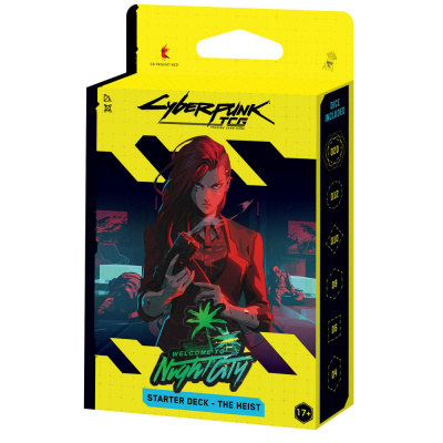 Deck de Demarrage Cyberpunk TCG The Heist