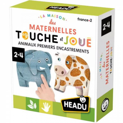 Ludo-Educatif Enfant La Maison des Maternelles : Animaux premiers encastrements
