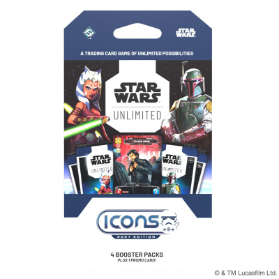 Pack Edition Speciale Star Wars Unlimited Blister 4 Boosters Icons