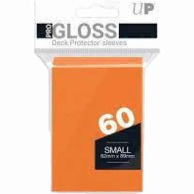 Protges Cartes Format JAP  Sleeves Ultra-pro Mini Par 60 Orange