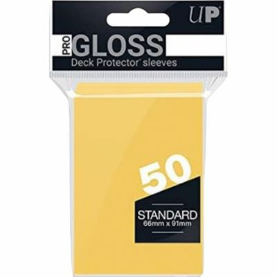 Protèges Cartes Standard  Sleeves Ultra-pro Standard Par 50 Jaune