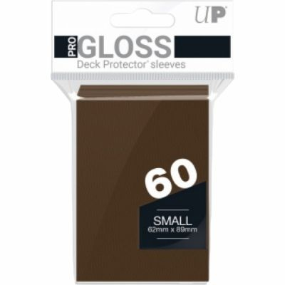 Protges Cartes Format JAP  Sleeves Ultra-pro Mini Par 60 Marron (Brown) - GLOSS