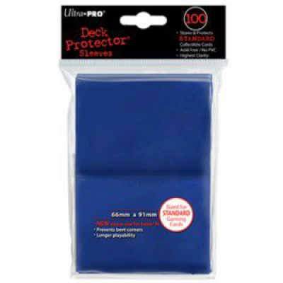 Protges Cartes Standard  Sleeves Ultra-pro Standard Par 100 Bleu Fonc