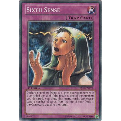 sixth sense yugioh card Mint / near mint condition trading card Yugioh Card Sixth Sense Ultra