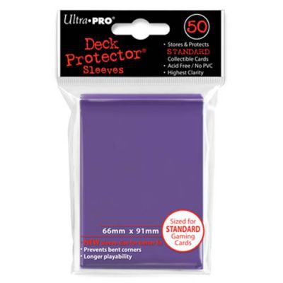 Protges Cartes Standard  Sleeves Ultra-pro Standard Par 50 Violet