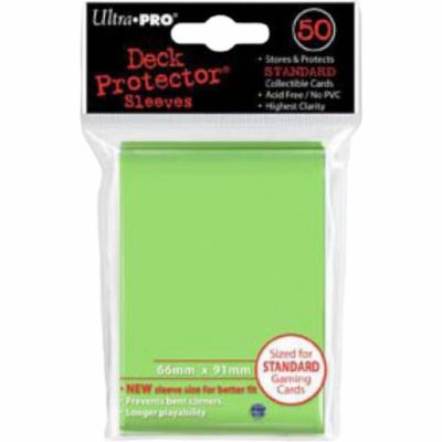 Protges Cartes Standard  Sleeves Ultra-pro Standard Par 50 Vert Clair