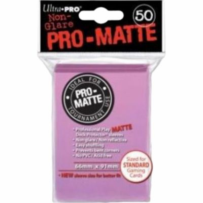 Protèges Cartes Standard  Sleeves Ultra-pro Standard Par 50 Rose Matte