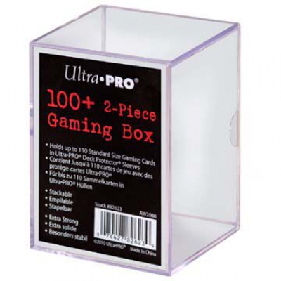 Deck Box et Rangement  Deck Box Ultra Pro Rigide Transparent - 100 Cartes