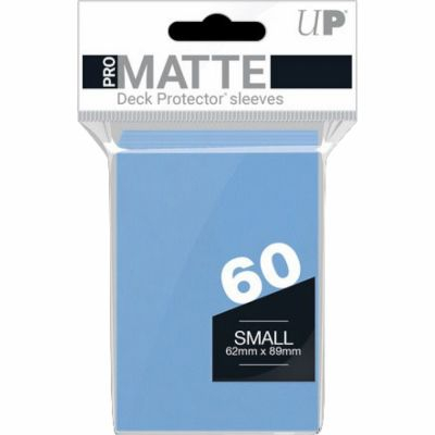 Protèges Cartes Format JAP  Sleeves Ultra-pro Mini Par 60 Bleu Mc Matte
