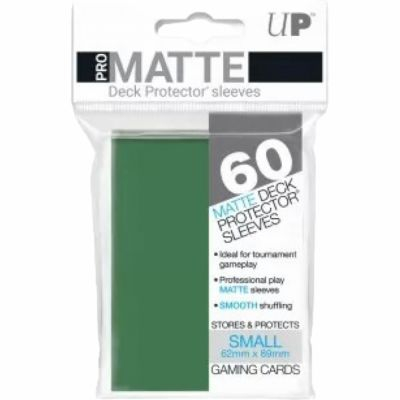 Protges Cartes Format JAP  Sleeves Ultra-pro Mini Par 60 Vert Fonc Matte