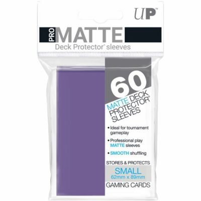 Protèges Cartes Format JAP  Sleeves Ultra-pro Mini Par 60 Violet (Purple) Matte