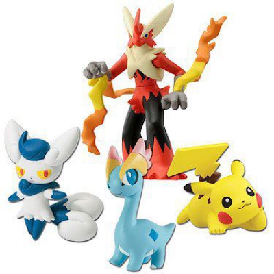 Figurine Pokémon Articulée Mega - Braségali (Blaziken) - Occasion Bon état