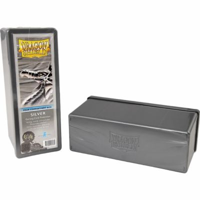 Deck Box et Rangement  4 Compartiments - Argent