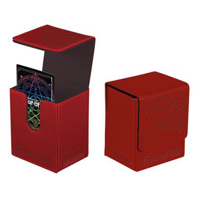 Deck Box Force of Will Flip Box - Red Card Back