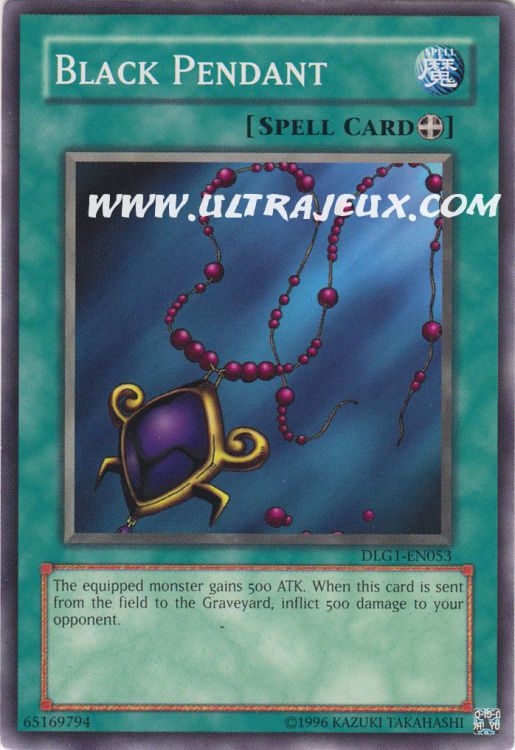Yu-Gi-Oh! Carta Black Pendant (DLG1-EN053) - Dark Legends Unlimited - Attacco +500
