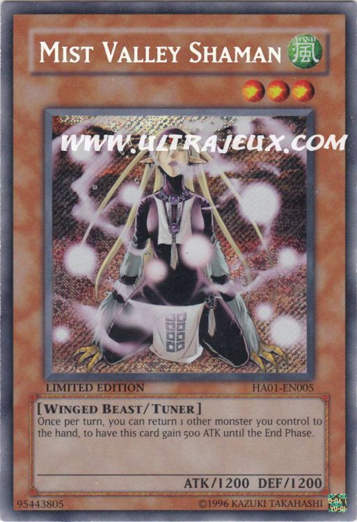 Mist Valley Shaman (HA01-EN005) - Carte Yu-Gi-Oh! Hidden Arsenal - Car