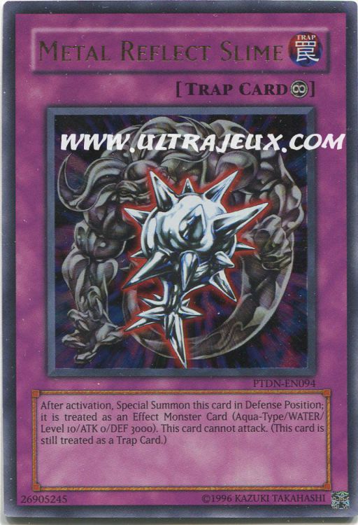 thumbnail image 2 of Yu-Gi-Oh! Metallic Reflective Slime – MAMA-EN, Ultra Rare 1st Edition – German Card (Near Mint) 2 of 5