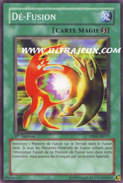  Dfusion DP04FR017 Carte YuGiOh Cartes  lUnit Franais