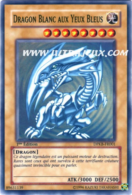 Yu-Gi-Oh dragon blanc aux yeux bleus DPKB-FR001 1st 