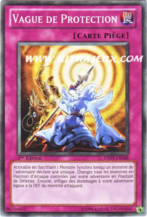 Vague De Protection (DREV-FR068) [Carte Yu-Gi-Oh! Cartes à l'Unité  Français] - UltraJeux