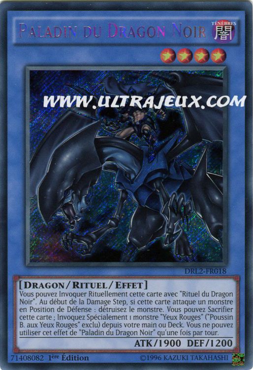 Drl2 Fr018 1st Yu Gi Oh Paladin Du Dragon Noir Yu Gi Oh Cartas Sueltas