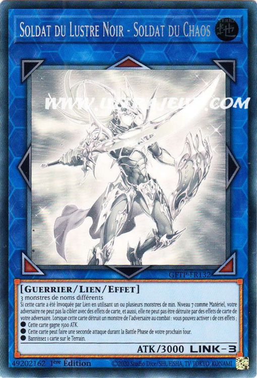 Soldat du Lustre Noir Soldat du Chaos (GFTPFR132) [Carte YuGiOh! Cartes à l