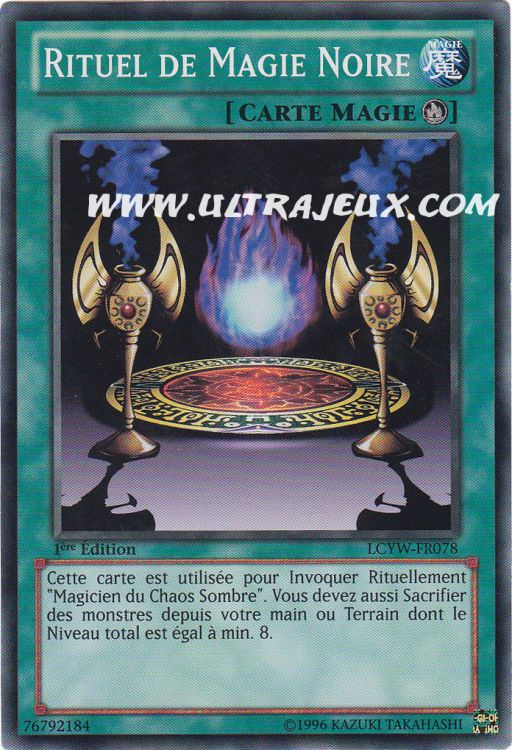 Rituel De Magie Noire (YGLD-FRC32) [Carte Yu-Gi-Oh! Cartes à l'Unité  Français] - UltraJeux