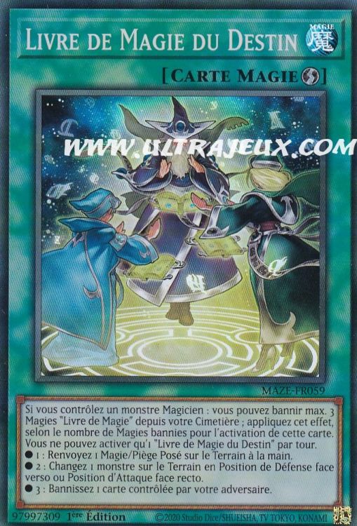 MAZE-FR059 Livre de Magie du Destin - Yu-Gi-Oh