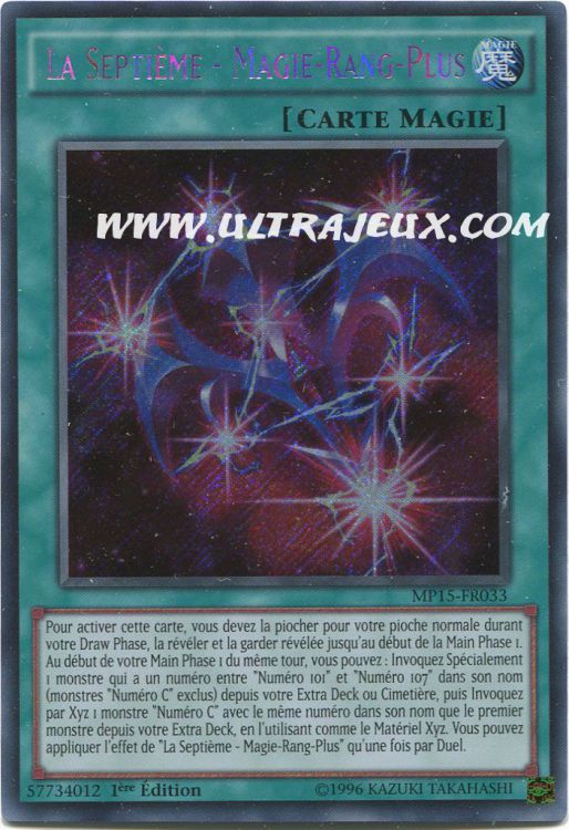 La Septième - Magie-Rang-Plus - LED9-FR014 - Carte Yu-Gi-Oh! à l