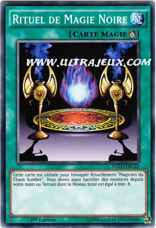 Rituel De Magie Noire (YGLD-FRC32) [Carte Yu-Gi-Oh! Cartes à l'Unité  Français] - UltraJeux